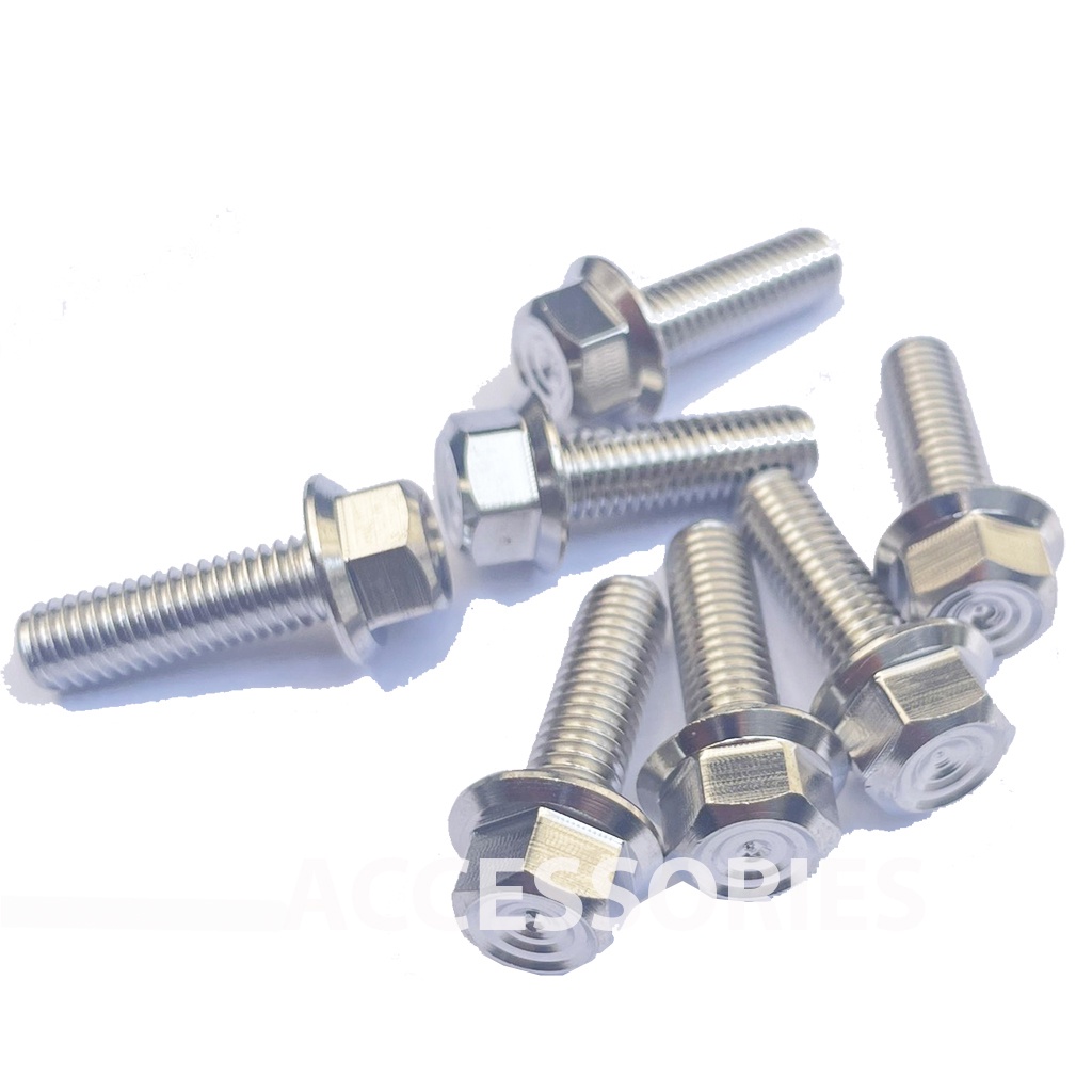 Ốc Salaya 8li25 Trụ Mẫu Xoáy Thái gắn pass heo Honda/Pas Gát Chân Sau/cảng sau Yaz và các vị trí cùng kích thước PKPH