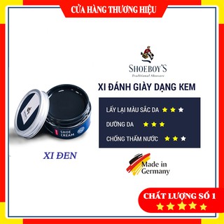 Xi Đánh Giày Màu Đen Nhập Khẩu Từ Đức Dạng Kem Shoeboy's/ Xi giày đen giúp làm mềm da giày, lấy lại màu sắc giày