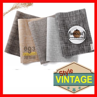 Khăn Lót Chén Dĩa Vintage Kiểu Nhật