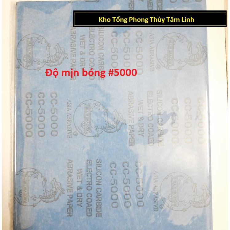 Giấy nhám nước đánh bóng ngọc bích cao cấp chính hãng| Kho tổng Phong Thuỷ Tâm Linh