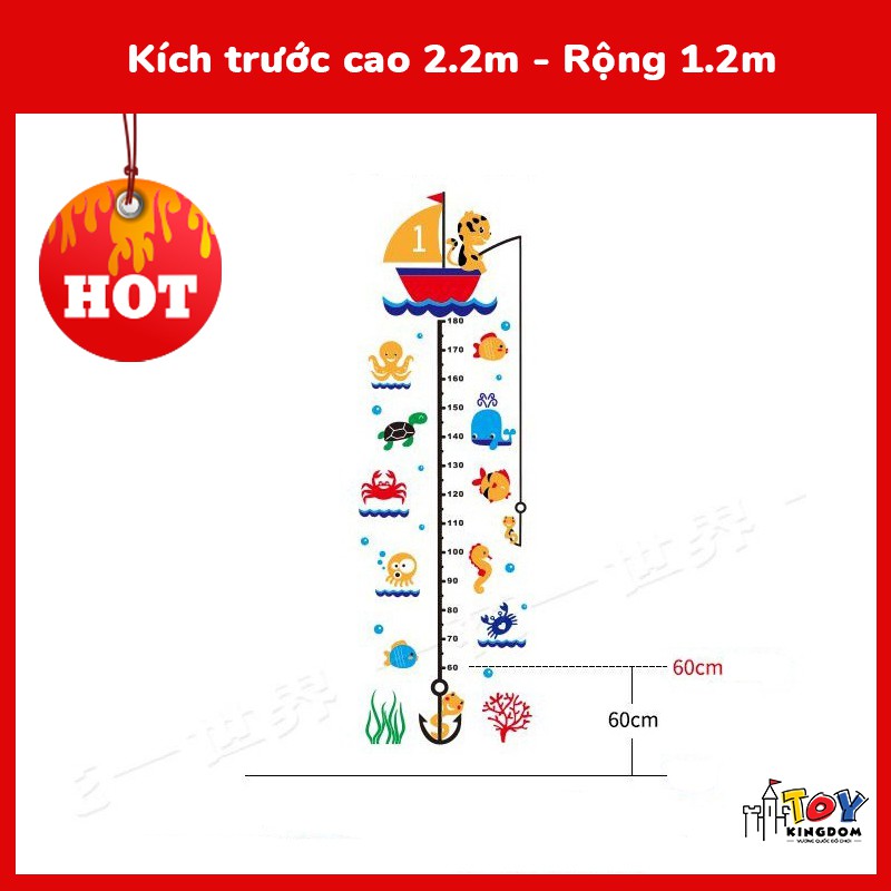 [FREE SHIP] Thước Đo Chiều Cao - Trang Trí Phòng Cho Bé