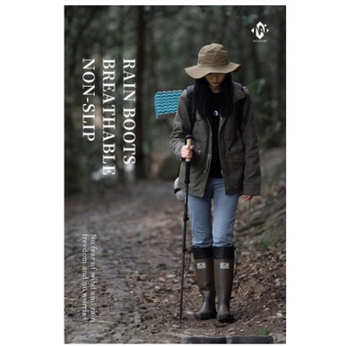 Ủng cao su đi mưa cao cổ chống trơn trượt NatureHike NH21FS020 Chưa Có Đánh Giá 6 Đã Bán