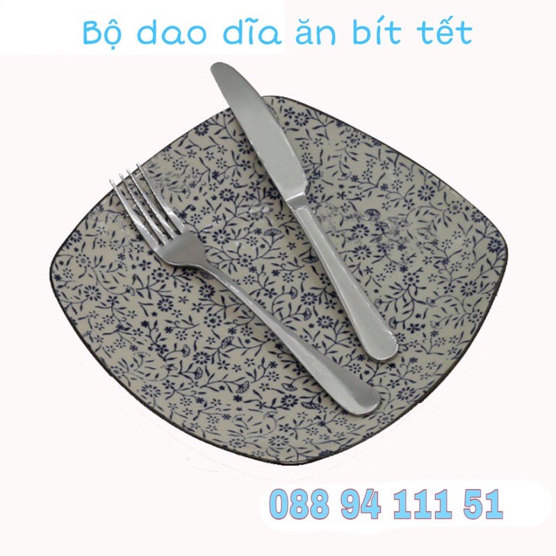 Bộ dao dĩa ăn bít tết inox cao cấp, bộ dao dĩa ăn bít tết sang trọng, dao dĩa cao cấp