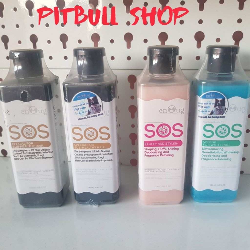 : Sữa Tắm Chó Mèo SOS 530ml