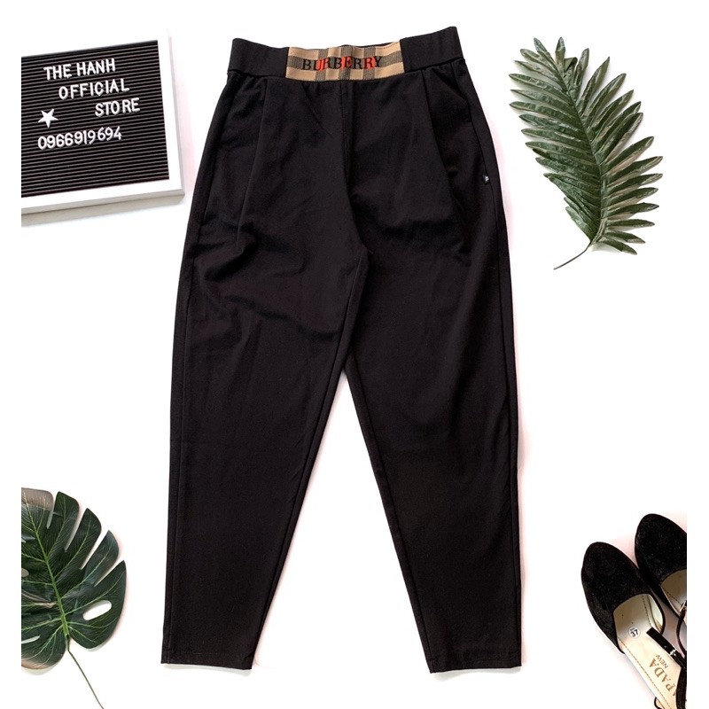Quần baggy công sở nữ cạp cao