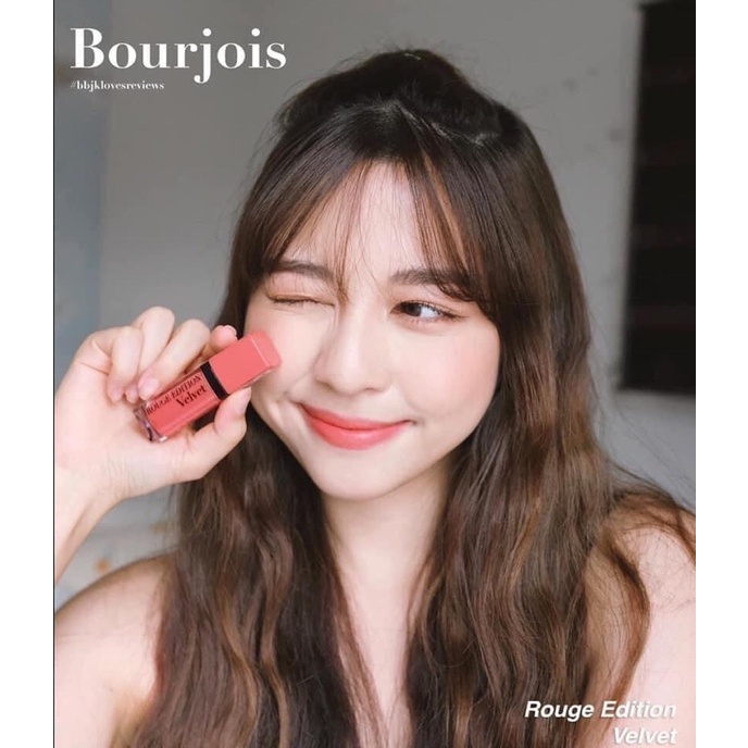 Son BJ bourjois velvet 04 cam Hồng đào