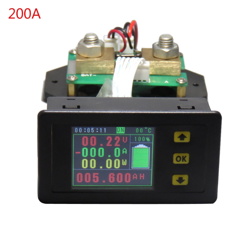 Đồng Hồ Đo Điện Áp Đa Năng Có Màn Hình Lcd Dc120V 100a 200a 300a 500a