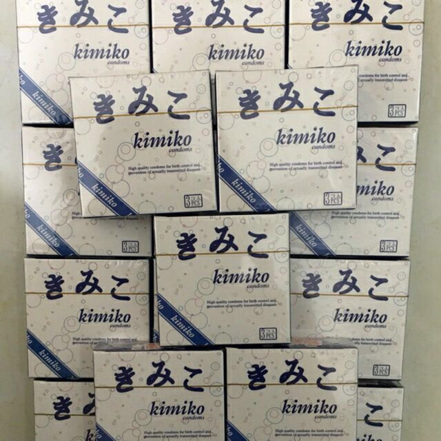 Bao cao su Kimiko siêu mỏng  (hộp 3 chiếc )