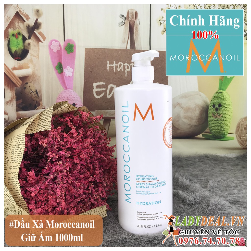 [ MOROCCANOIL CHÍNH HÃNG ] Dầu gội và dầu xả Giữ Ẩm Moroccanoil Hydrating Shampoo & Conditioner 1000ml