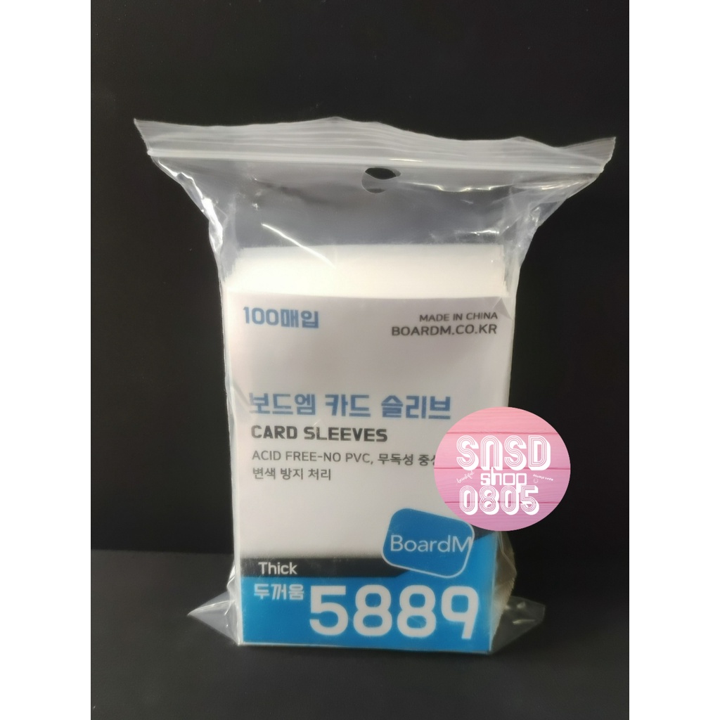 ❌ Normal - Thick ❌ Sleeve Boardm 5889, Sleeve Boardm 6091 Bọc Card, Photocard, Yugioh, Double Sleeve