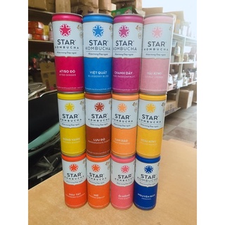 Trà lên men star kombucha 250ml các vị date 7/2025