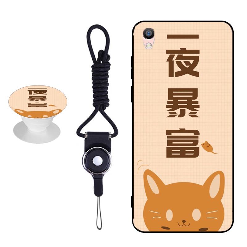 Ốp điện thoại chống sốc có nhẫn đỡ và dây đeo cho ASUS ZenFone Live/A007 (ZB501KL) 5.0