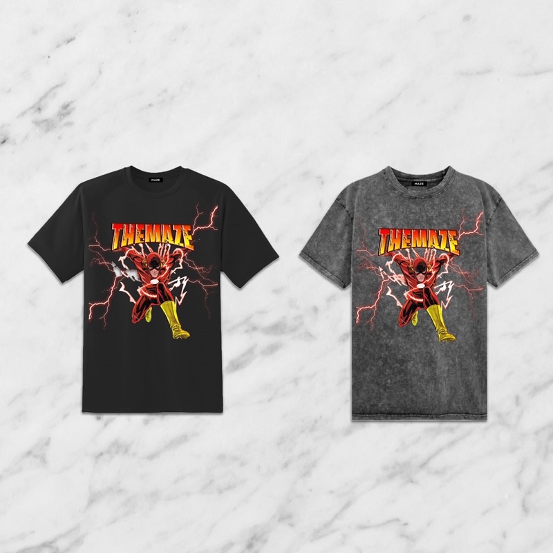 Flash Tee - áo thun in hình Flash sấm sét