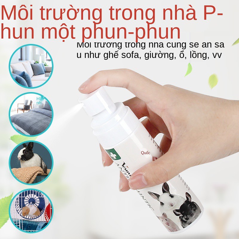 ◈∋✑Xịt khử trùng Chong Shangtian Little Hamster Deodorant Spray Pet Products Guinea Pig Rabbit Nước hoa