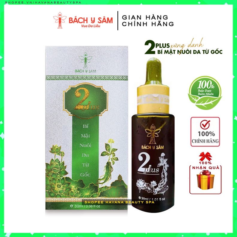Bách Y Sâm 02 Plus 30ml Bạch Linh Chuyên Mụn - 100% TẶNG QUÀ TRỊ GIÁ 499K