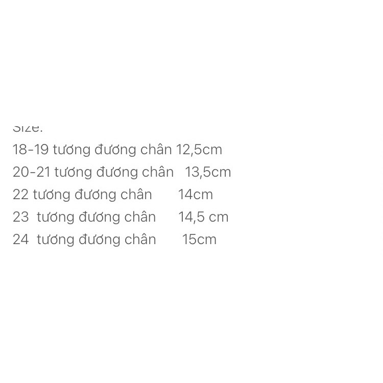 Sandal rọ HM xuất xịn