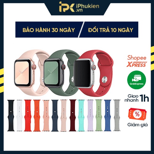 Dây đeo SILICON SPORT năng động, bền bỉ [HÀNG LOẠI A] dành cho AW size size 38/40/41 và 42/44/45 mm