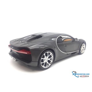 Xe Mô Hình Bugatti Chiron 1:24 Maisto ( Xám )