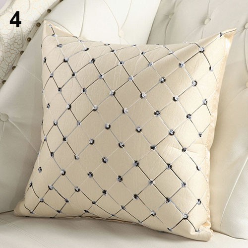 Vỏ gối vuông họa tiết sọc nhiều màu | BigBuy360 - bigbuy360.vn