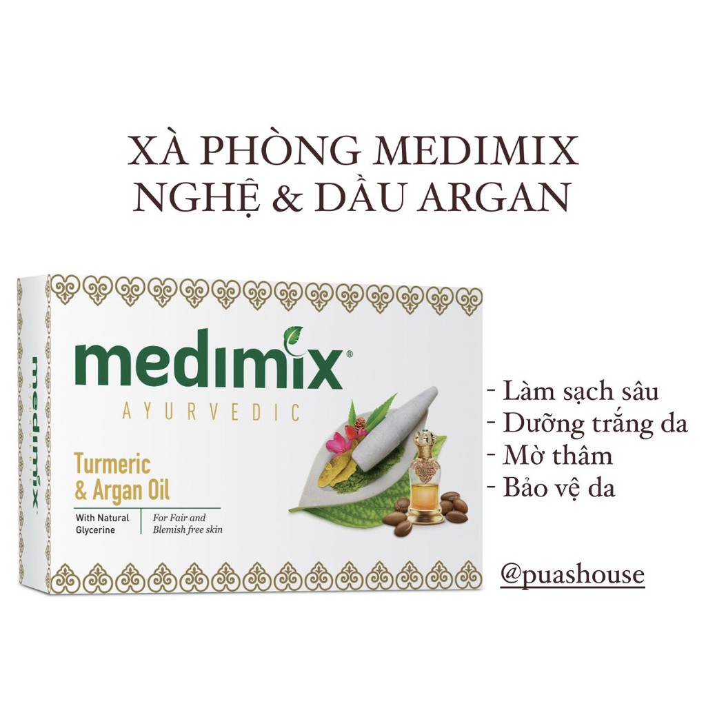 [CHÍNH HÃNG] COMBO MUA 3 TẶNG 1 XÀ PHÒNG MEDIMIX CHO LƯNG XINH 125G