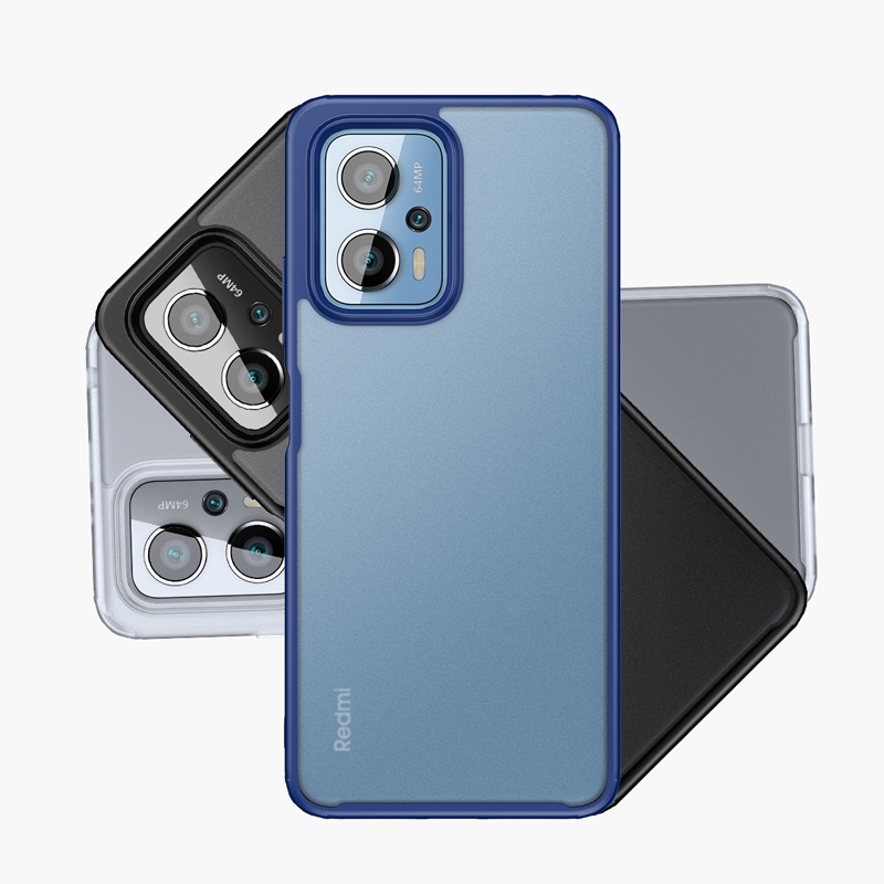 Ốp Điện Thoại PC Cứng Nhám Trong Suốt Chống Sốc Cho Redmi Note 11T Pro