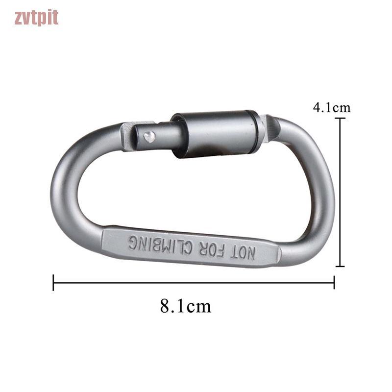 Móc Khóa Hình Chữ D Bằng Hợp Kim Nhôm Tiện Dụng