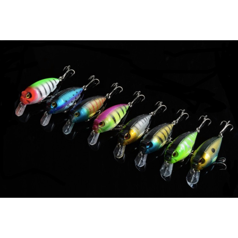 Cá giả Crankbait Bionic LD-C0026 (7cm-9.6g)(0,6m-1,5m)