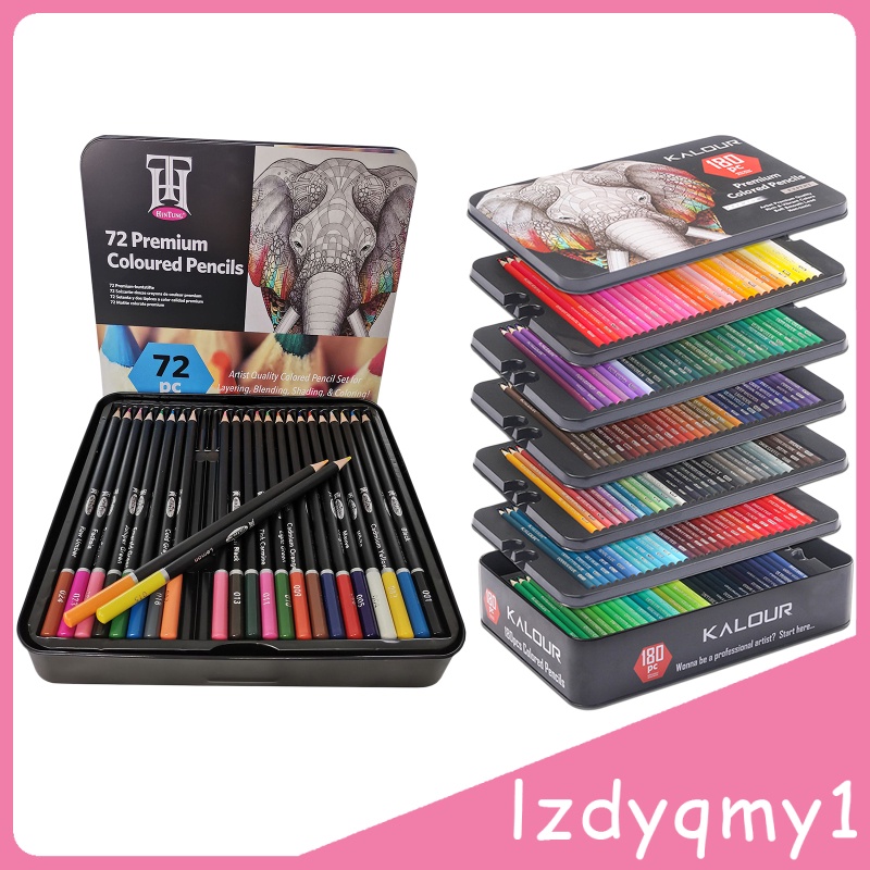 Pretty Coloring Pencils Pack of Assorted Colors for Sketching Drawing