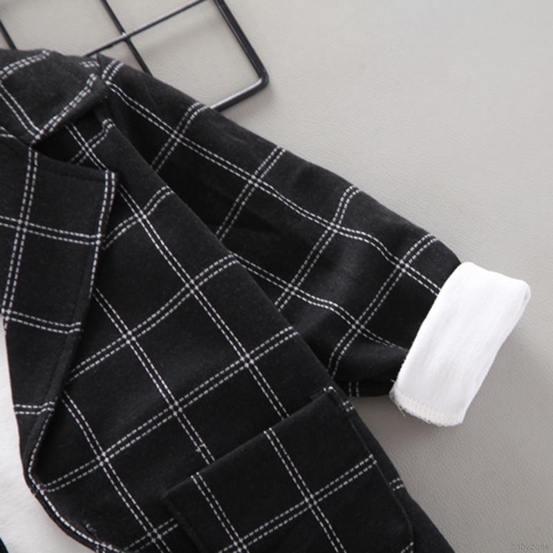 Bộ Áo Khoác + Áo Khoác + Quần Xinh Xắn Theo Phong Cách Thu Đông Dành Cho Bé Trai