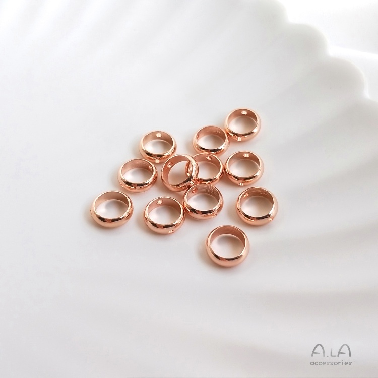 Vòng Tròn Trang Trí Bằng Đồng Thau Mạ Vàng 18K Xinh Xắn