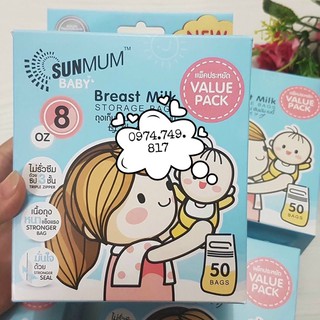 Túi trữ sữa sunmum 50 túi