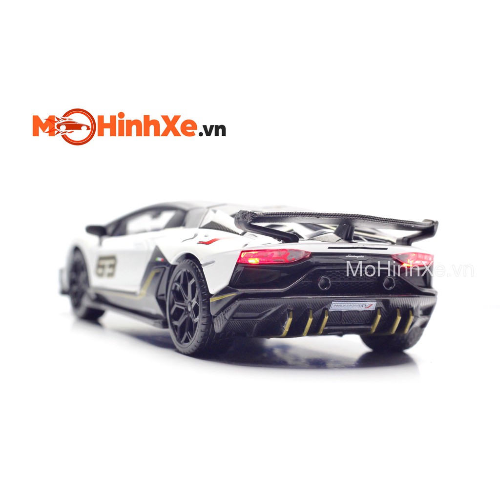 MÔ HÌNH XE LAMBORGHINI AVENTARDOR SVJ 63 1:32 MSZ