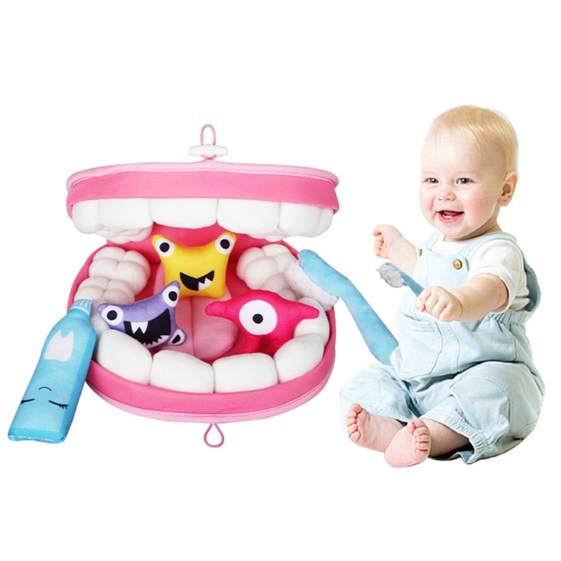 Đồ Chơi Nhồi Bông Hình Bàn Chải Đánh Răng Dễ Thương Cho Bé