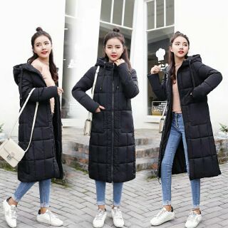 Áo phao dài siêu nhẹ đẹp
