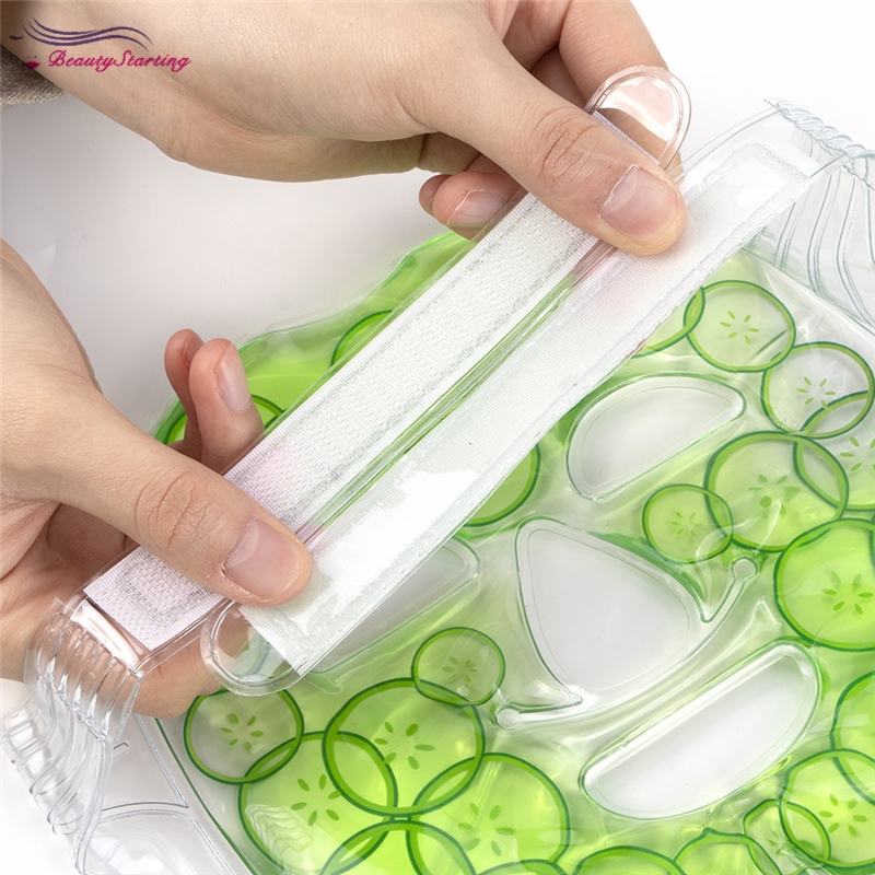 Mặt nạ gel dưa chuột chườm lạnh/nóng giúp giảm mệt mỏi và se khít lỗ chân lông