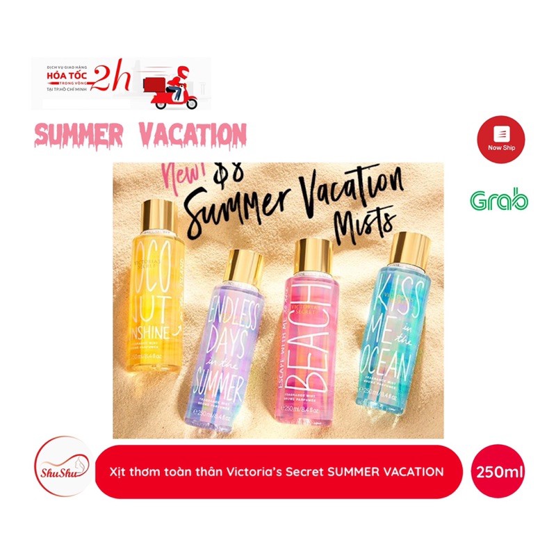[ HCM SỈ ] Xịt toàn thân Victoria Secret SUMMER VACATION