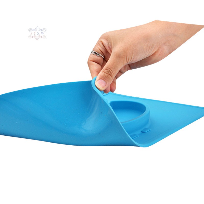 VN Khay Silicone Đựng Thức Ăn 3 Ngăn Tạo Hình Cú Dễ Thương Cho Bé