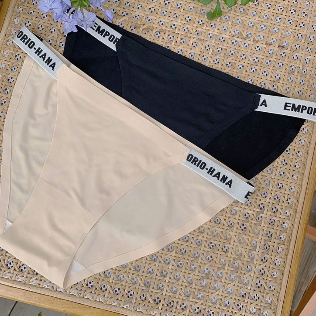 Quần lót nữ thun lạnh không đường may chun hông sexy gợi cảm, Quần chíp nữ kháng khuẩn tôn dáng DOPICO L013