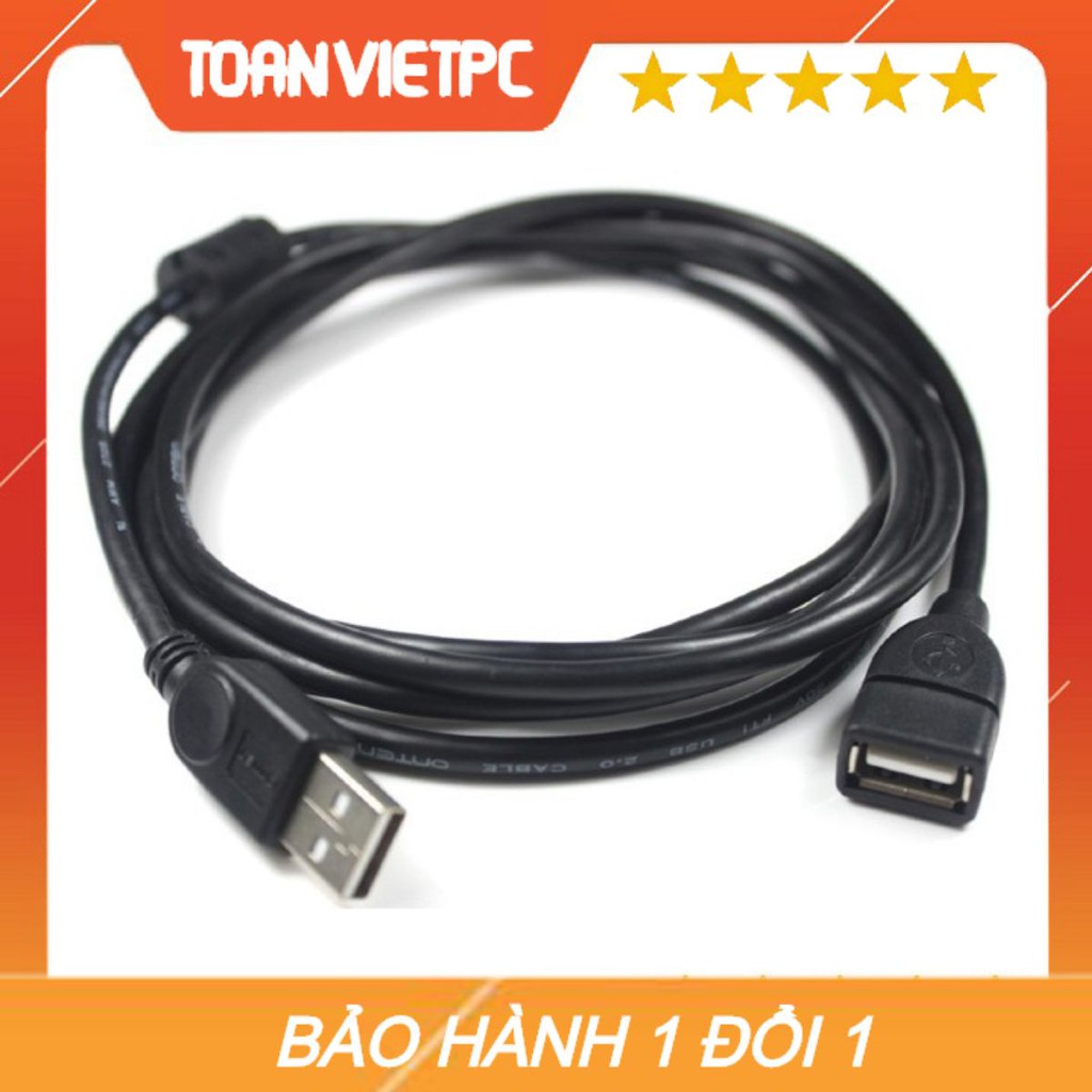 Dây cáp USB nối dài 5m đen | BigBuy360 - bigbuy360.vn