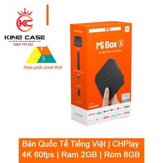 Đầu Android TV MIBOX S 4K QUỐC TẾ 2019 | BH 3 tháng