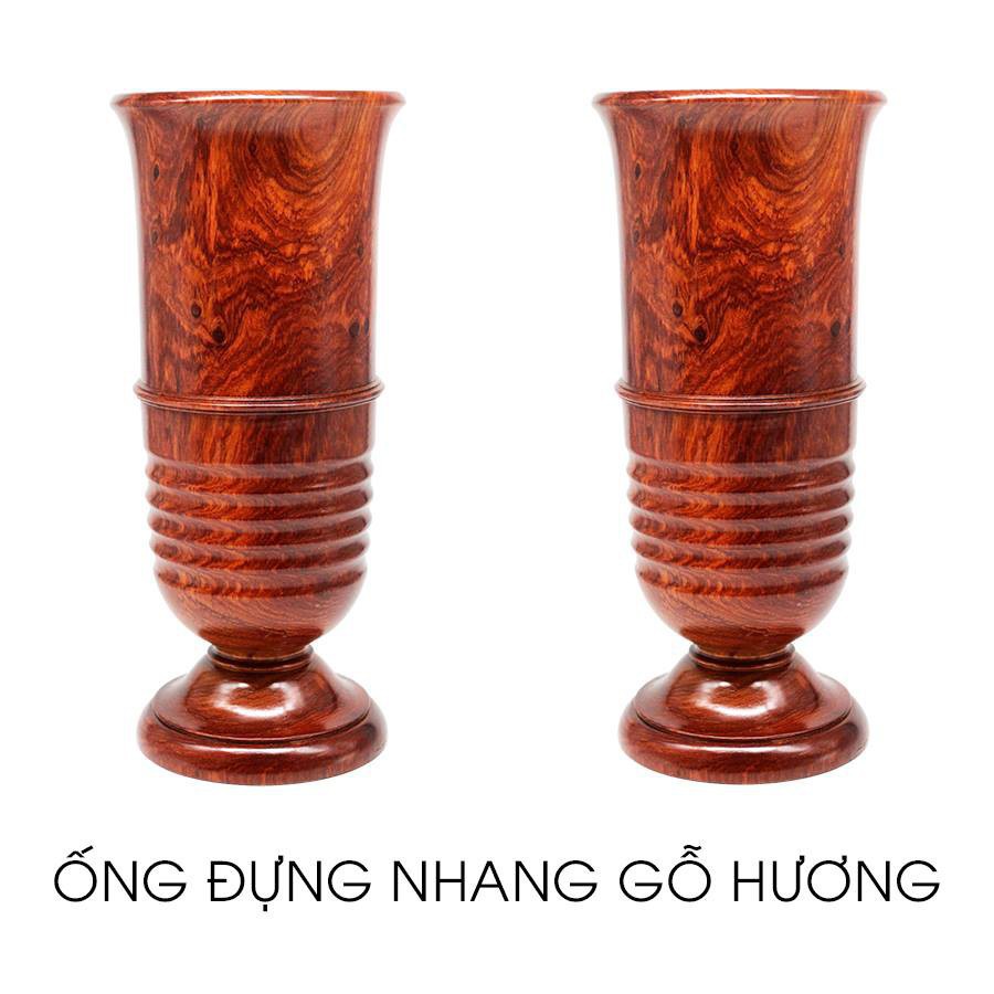 bộ đồ thờ 9 món gỗ hương