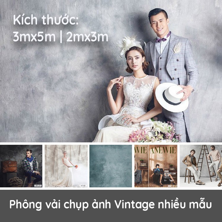 [Tổng hợp] Phông vải chụp ảnh Vintage - Phông loang Art (Nhiều mẫu)