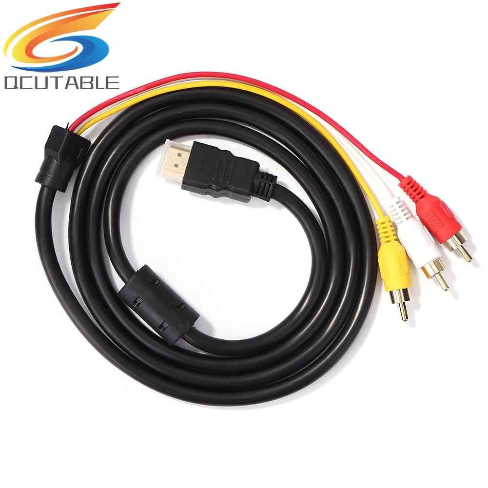 Cáp ChuyểN ĐổI HDMI-Compible Sang 3RCA AV