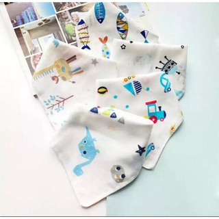 Yếm Cho Bé Trai Bé Gái Sơ Sinh Chất Liệu Vải Xô Cotton Dày Dặn Siêu Thấm Hút Mềm Mại Thân Thiện Làn Da Bé