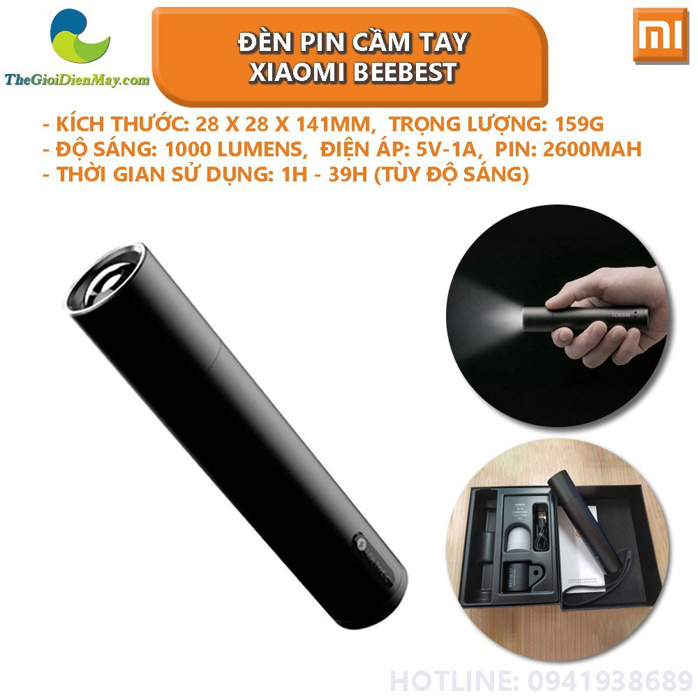 [ SALL OFF ] Đèn pin cầm tay siêu sáng xiaomi beebest - Shop Thế Giới Điện Máy .