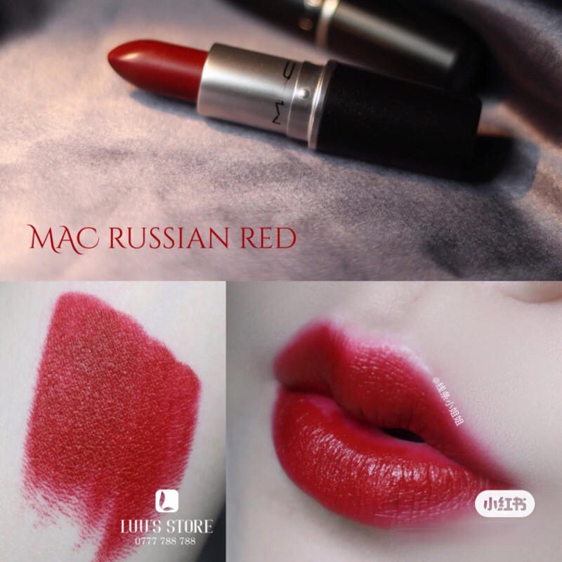 Son MAC #612 Russian Red - Đỏ Cổ Điển