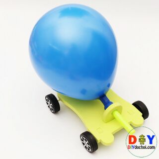 [DIY] Bộ kit lắp ghép Ô tô phản lực bóng bay