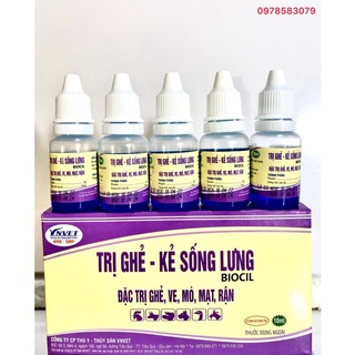 Biocil Ghẻ, ve, mò, mạt, rận, bọ-chét