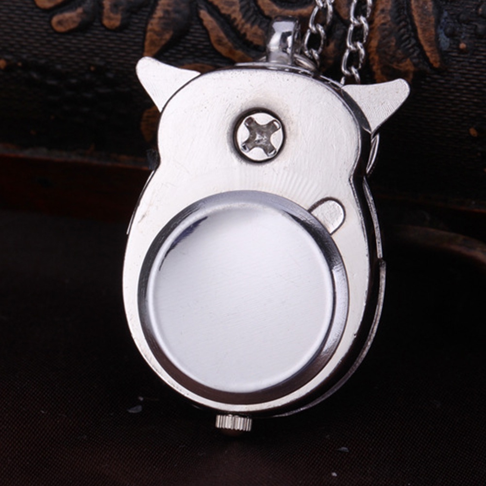 Đồng hồ quả quýt bỏ túi thiết kế chim cú hoạt hình độc đáo