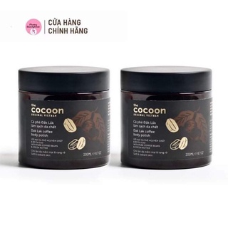 Combo 2 hủ Cocoon Cà phê Đắk lắk làm sạch da chết 200ml
